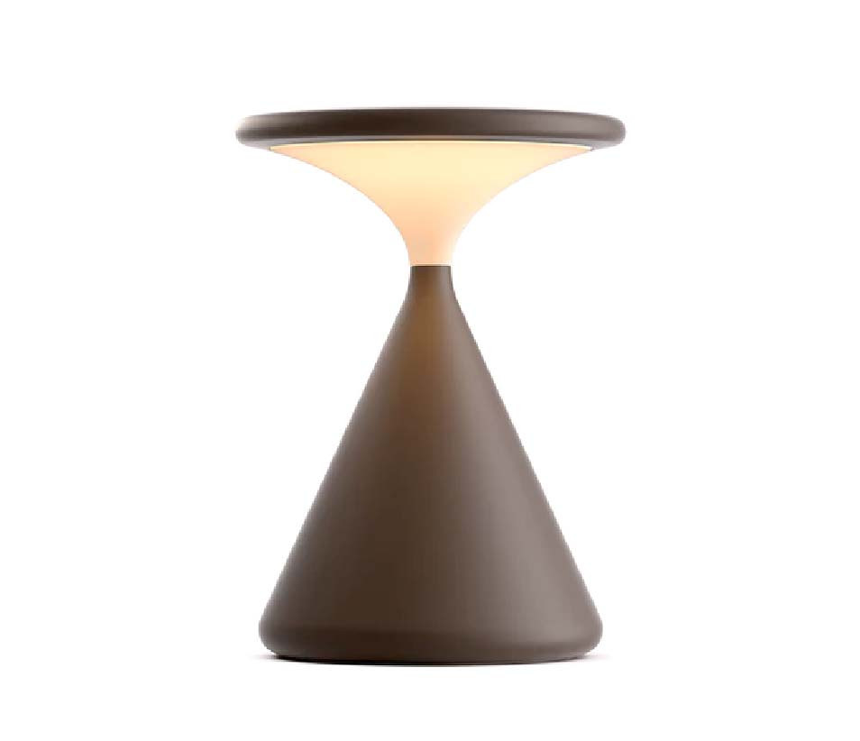 LAMPE DE TABLE SANS FIL SALT & PEPPER - GRAU