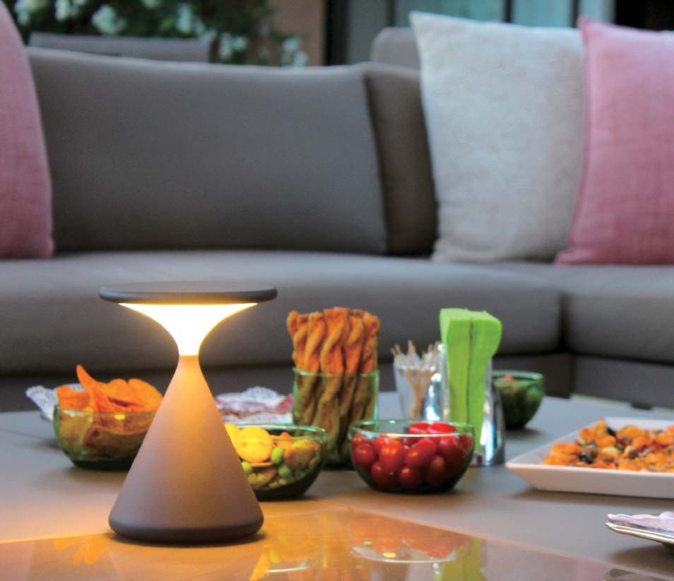 LAMPE DE TABLE SANS FIL SALT & PEPPER