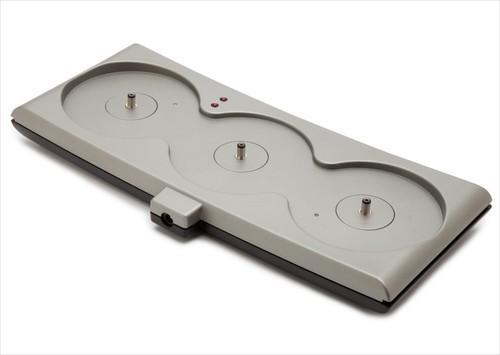 Plateau chargeur pour 3 bougies piliers rechargeables