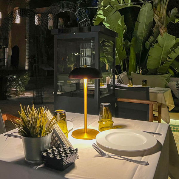 LAMPE SANS FIL BOLACHA OR