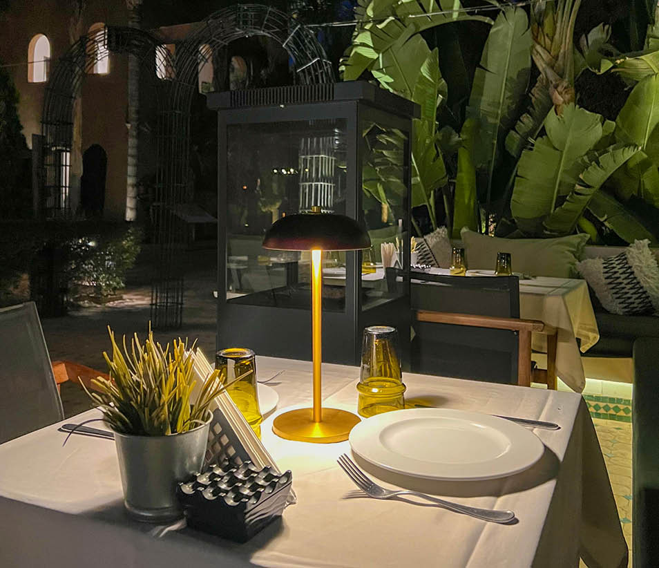 LAMPE SANS FIL BOLACHA OR