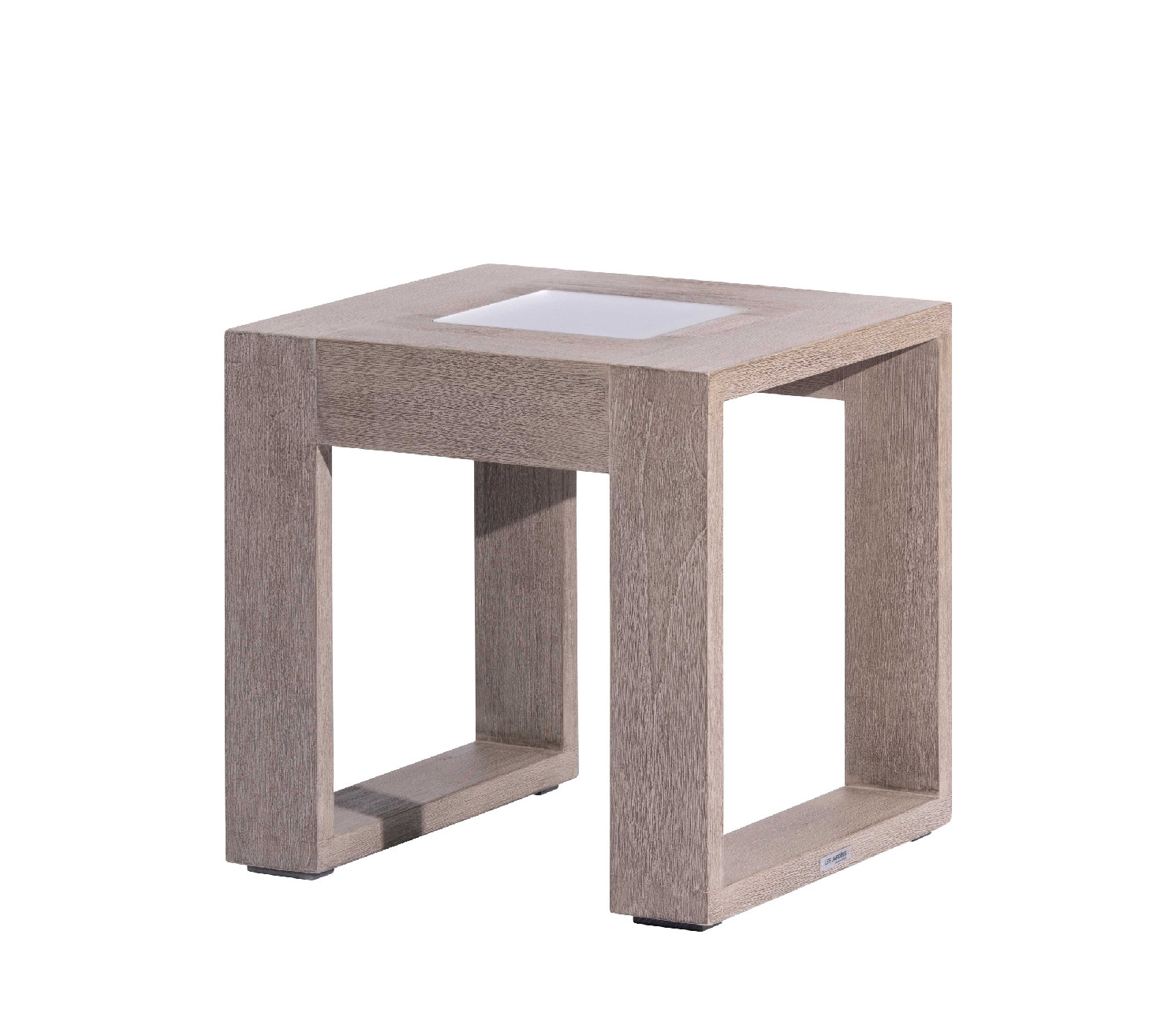 TABLE BASSE LUMINEUSE RANCHO SOLAIRE ET RECHARGEABLE