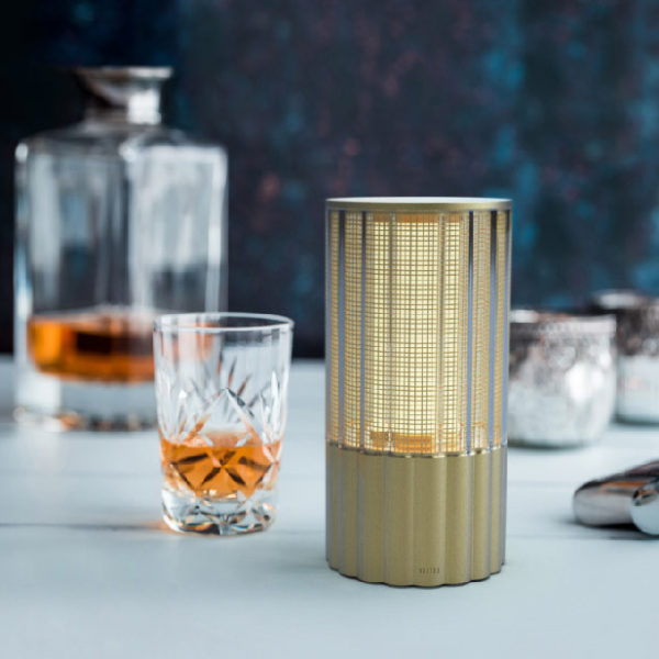 LAMPE DE TABLE SANS FIL TOTEM CANNELE - VOLTRA