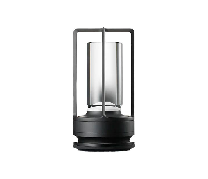 Lampe sans fil TURN+ ALUMINUM BLACK - AMBIENTEC