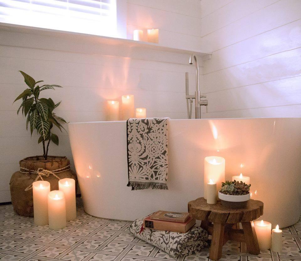 Bougie LED CIRE rechargeable 8 x 23 cm