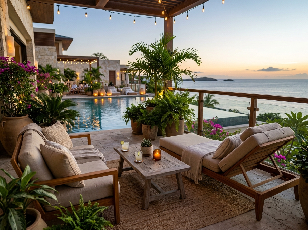 Mobiliers Extérieurs Haut de Gamme - Terrasses & Hôtels - Carré Lighting