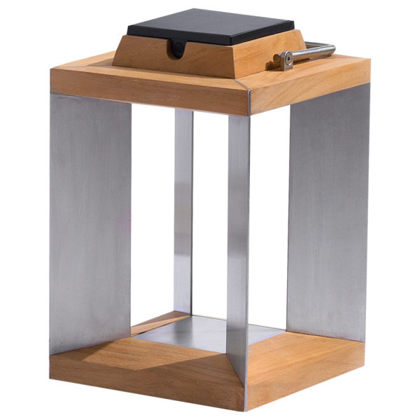 Lanterne Solaire et Rechargeable Les Jardins Teckinox 36