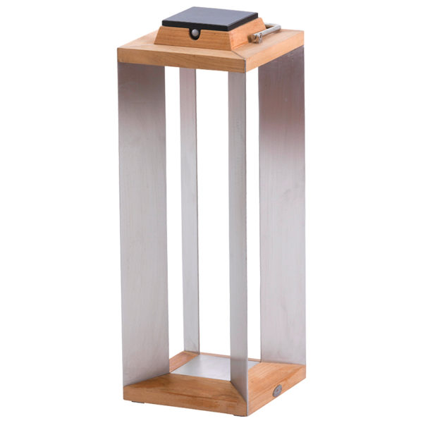 Lanterne Solaire et Rechargeable Les Jardins Teckinox 65