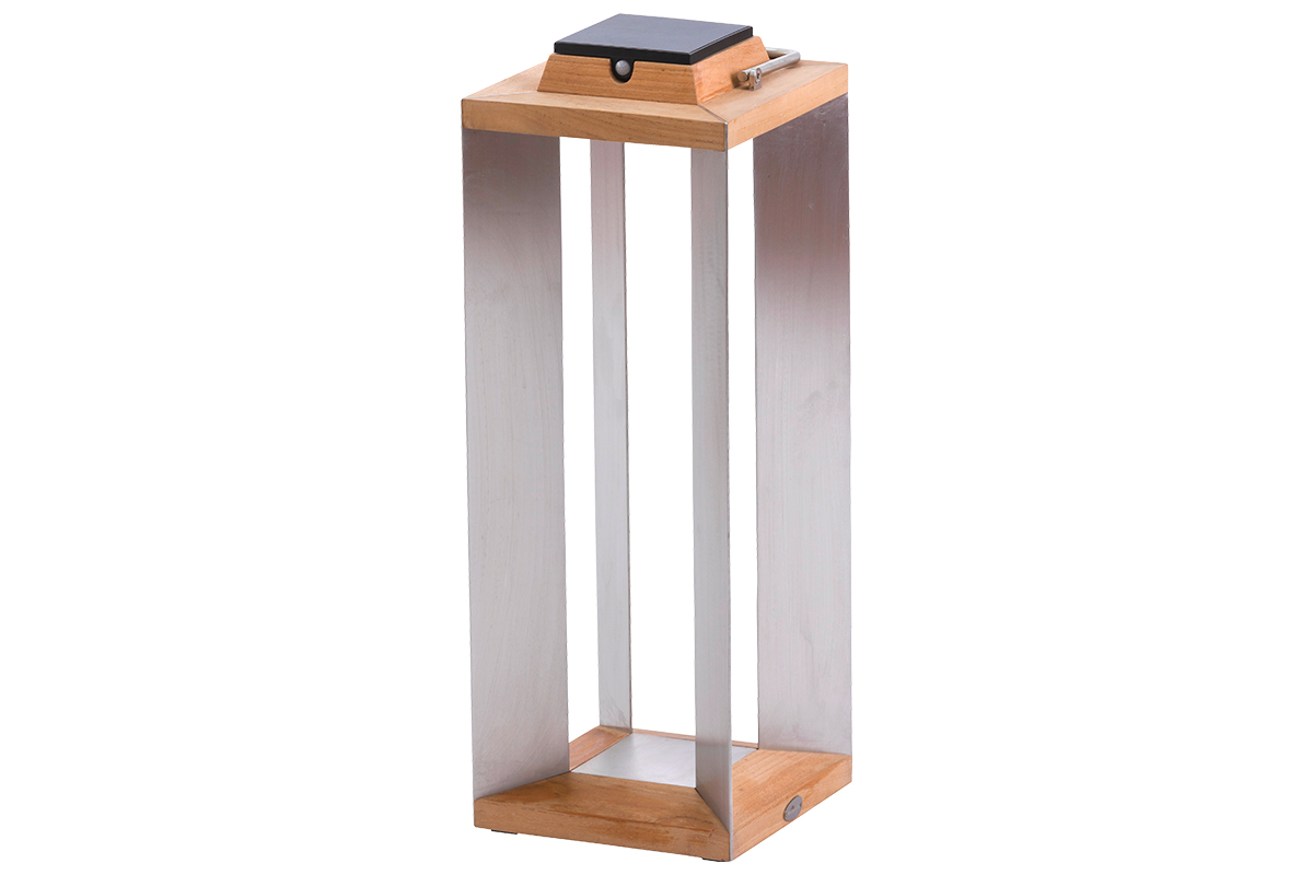 Lanterne Solaire et Rechargeable Les Jardins Teckinox 65