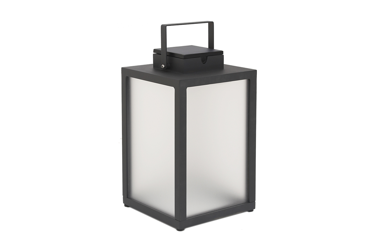 Lanterne Solaire et Rechargeable Les Jardins Tradition Aluminium 40