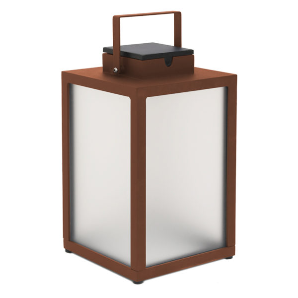 Lanterne Solaire et Rechargeable Les Jardins Tradition Aluminium 40