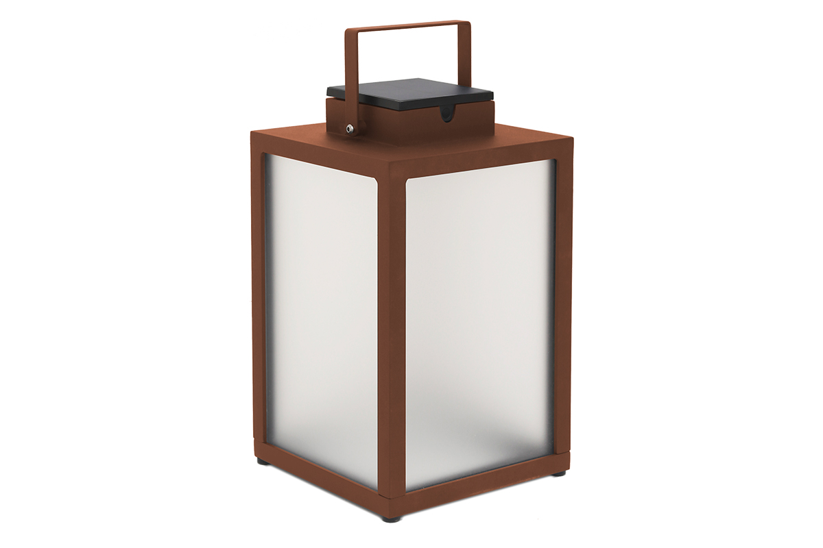 Lanterne Solaire et Rechargeable Les Jardins Tradition Aluminium 40