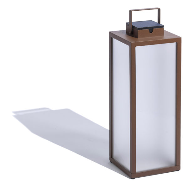 Lanterne Solaire et Rechargeable Les Jardins Tradition Aluminium 65